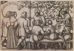 "Fête des paysans" de la série "La fête des paysans ou les douze mois". - Hans Sebald Beham