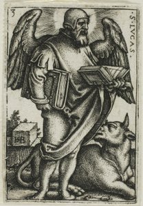 Saint Luc, extrait des Quatre évangélistes - Hans Sebald Beham