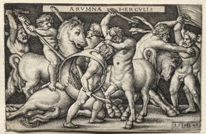 Hercule vainqueur des Centaures - Hans Sebald Beham