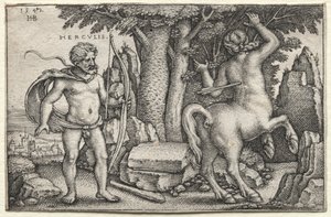 Hercule et Nessus - Hans Sebald Beham