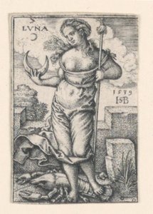 La Lune, des Sept Planètes - Hans Sebald Beham