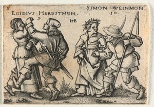 Le mariage paysan ou les douze mois : 9-Egidius Herbstmon 10-Simon Weinmon