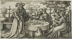 Le fils prodigue dilapidant sa fortune, planche deux de L