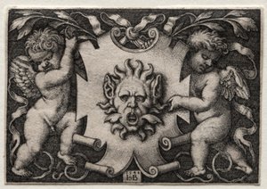 Vignette au Mascaron - Hans Sebald Beham