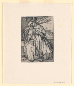 Vierge et Enfant avec perroquet - Hans Sebald Beham