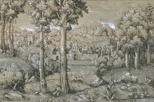 Paysage imaginaire, 1543 - Hans Sebald Lautensack