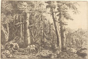 Le Bon Samaritain, vers 1558 - Hans Sebald Lautensack