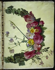 Couronne de fleurs - Hans Simon Holtzbecker