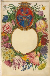 French : Page de couverture Moller-Florilegium (1) - Hans Simon Holtzbecker