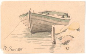 Dans une barque