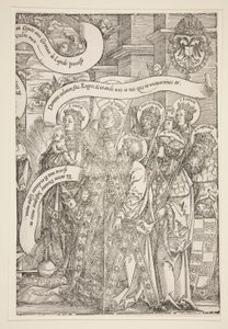La Vierge avec les saints patrons de Maximilien - Hans Springinklee