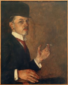 Autoportrait avec cigarette - Hans Sutter