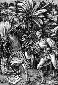 Chevalier et écuyer, début du 16ème siècle, 1929 - Hans Wechtlin the Elder
