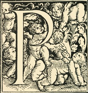 P - Un alphabet par Hans Weiditz, vers 1520-1521, 1908 - Hans Weiditz