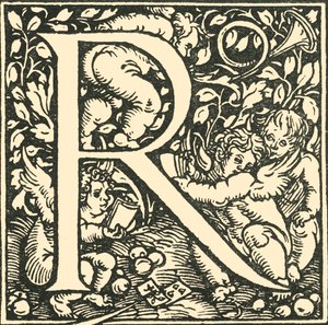 R - Un alphabet par Hans Weiditz