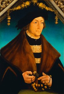 Portrait du comte palatin Georges de Wittelsbach, évêque de Spire - Hans Wertinger