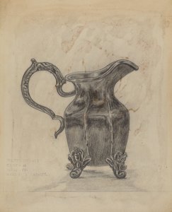 Pichet en étain