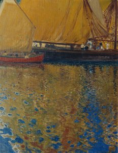 Matinée dans le port de Lussin