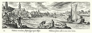 Pêche avec un filet sphérique