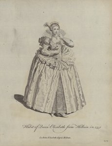 Habit de la reine Elizabeth d
