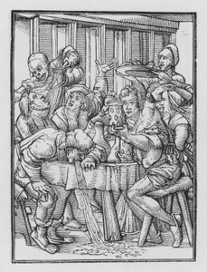 La Danse Macabre de Holbein : Les Ivrognes