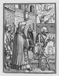 La Danse Macabre de Holbein : Le Prêtre