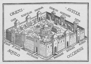 La vision des eaux saintes, Ézéchiel XLVII, 1