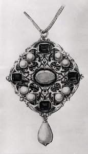 Conception pour un pendentif serti d