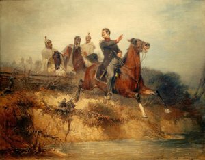Scène des guerres de libération - Hans von Marées