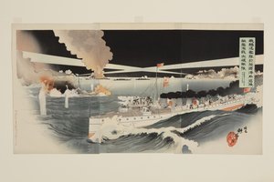Nos destroyers ont combattu férocement les navires ennemis à l
