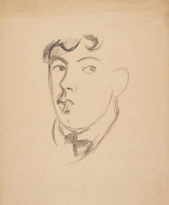 Autoportrait avec cigarette