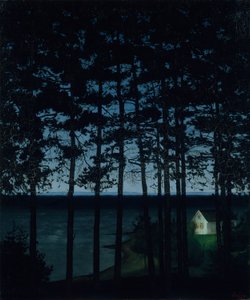 La chaumière du pêcheur - Harald Sohlberg