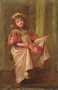 Un cadeau de roses (huile sur toile)