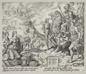 Heureux les pacificateurs. Abigail apaisant David - Harmen Jansz. Muller