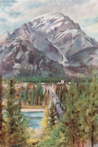 Montagne Cascade, Banff - Harold Copping