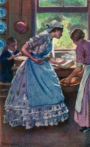 Illustration pour Bonnes épouses par Louisa M. Alcott - Harold Copping