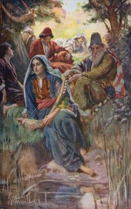 Ancien Testament : Aux rivières de Babylone - Harold Copping