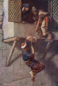 Ancien Testament : La Fuite des Espions - Harold Copping