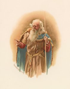 Polonius, de Hamlet de Shakespeare - Harold Copping