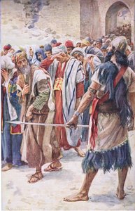 Les captifs de Babylone, illustration de Pictures That Teach The Crown Series, 1920