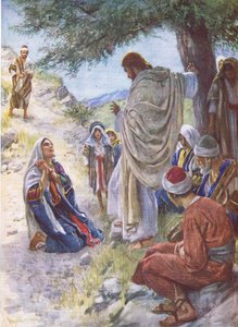 La foi de Marthe, illustration de Pictures That Teach The Crown Series, 1920