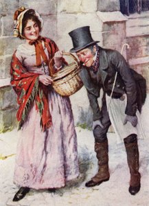 Trotty Veck et sa fille Meg de "Trotty Veck et Oliver Twist"
