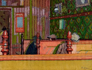Restaurant, vers 1914 - Harold Gilman
