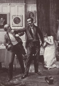 Illustration pour Vanity Fair de William Makepeace Thackeray (lithographie) - Harold Hume Piffard