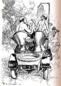 Conseils pour les automobilistes par temps chaud, 1906