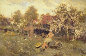 Dans le verger - Harold Waite