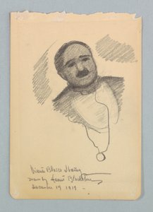 Étude pour portrait, Vicente Blasco Ibáñez - Harriet Blackstone