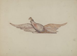 Petit aigle sculpté Bellamy, vers 1939