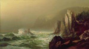 Île de Grand Manan (huile sur toile) - Harrison Bird Brown