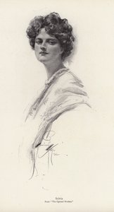 Un personnage, Sylvia, du roman, The Opened Shutters, par Clara Louise Burnham